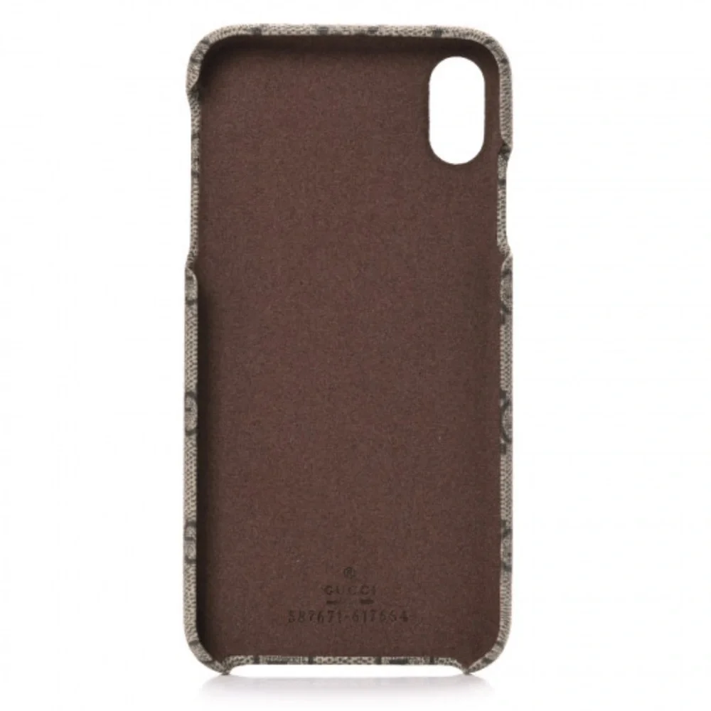 Gucci Gray GG Supreme iPhone Case